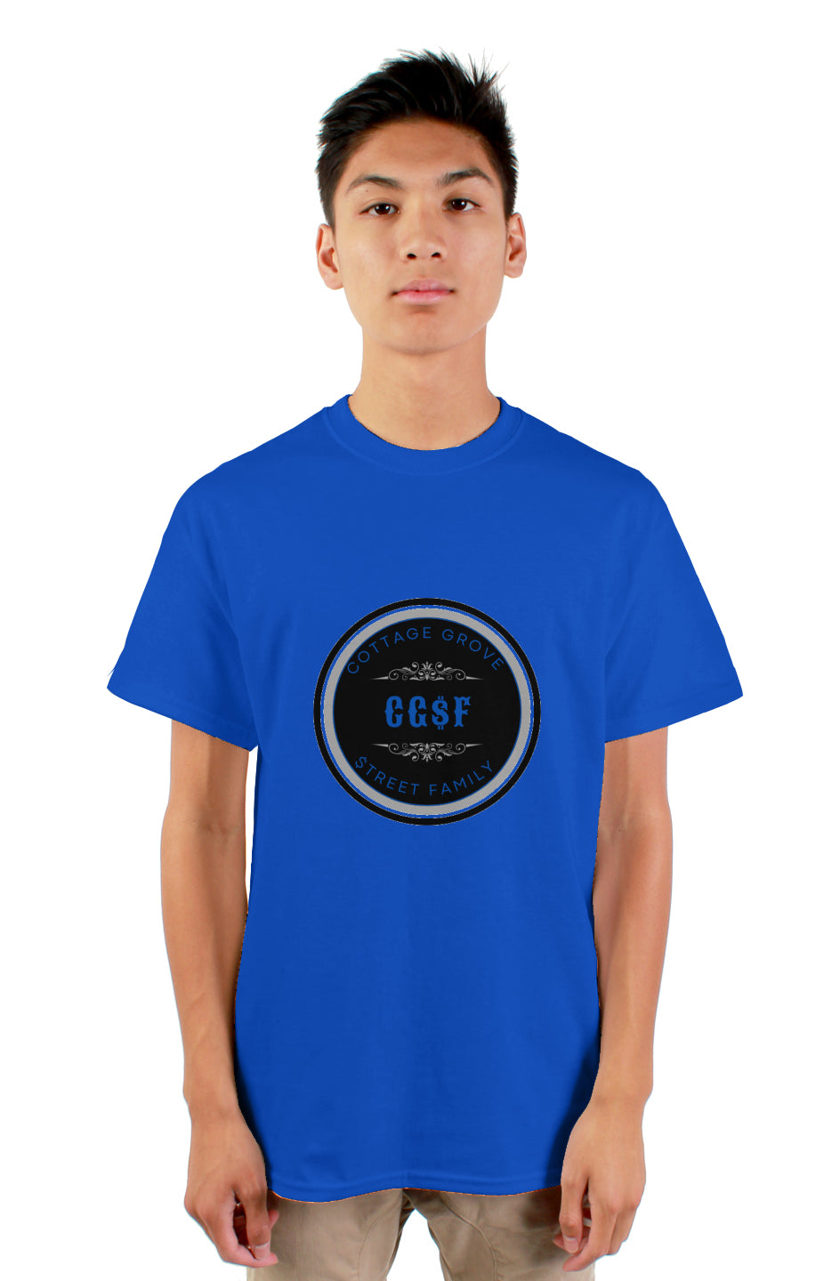 CG$F Black and Blue mens tshirt