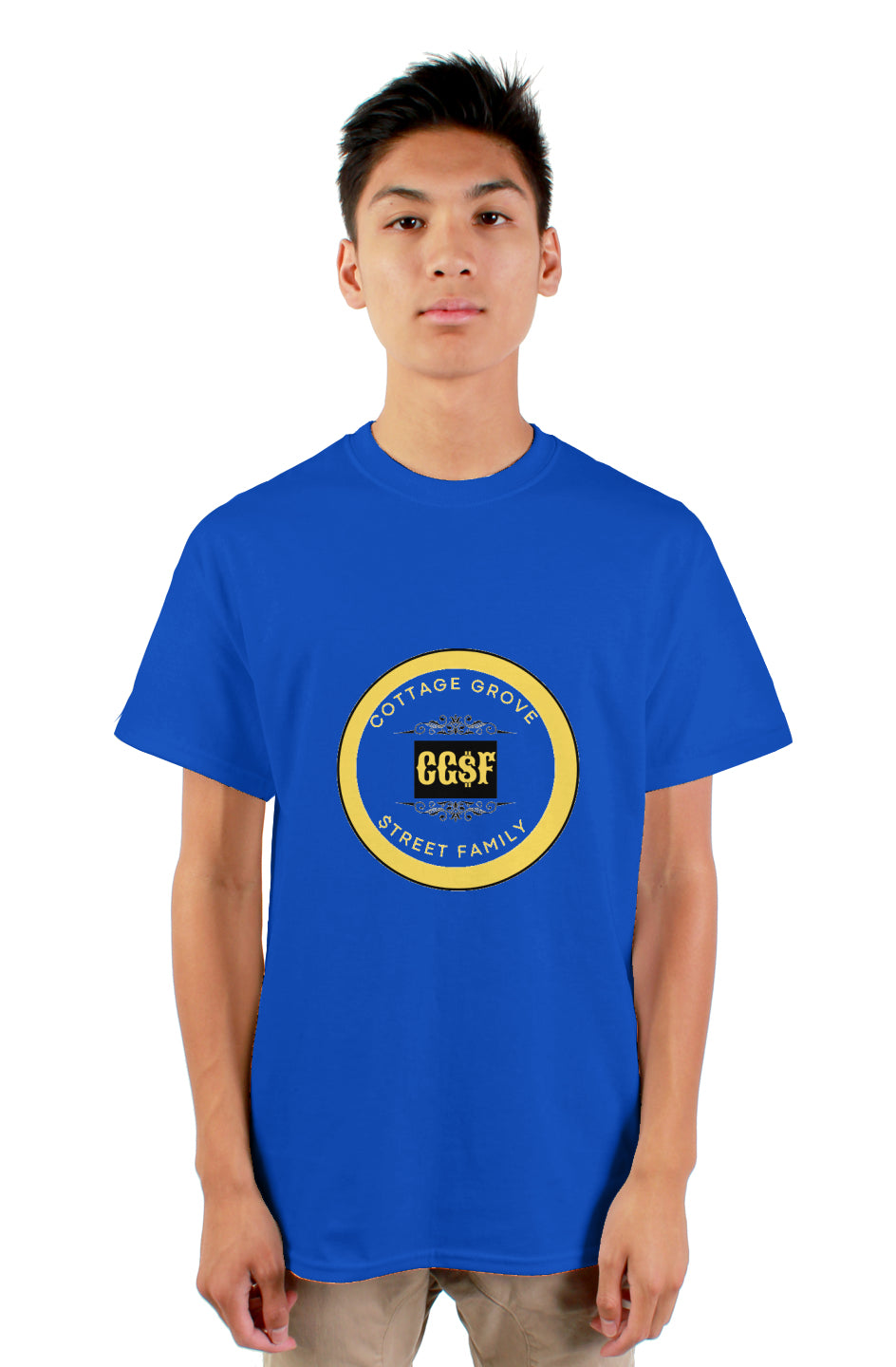 CG$F Gold & Black Logo mens tshirt