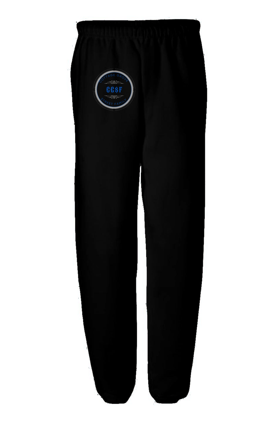 Black and Blue Logo NuBlend Sweatpants